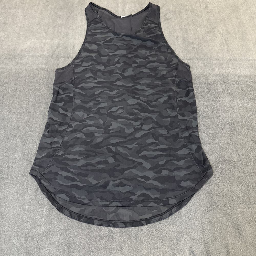 Lululemon Size Small Sculpt Tank Camo Black Gray
